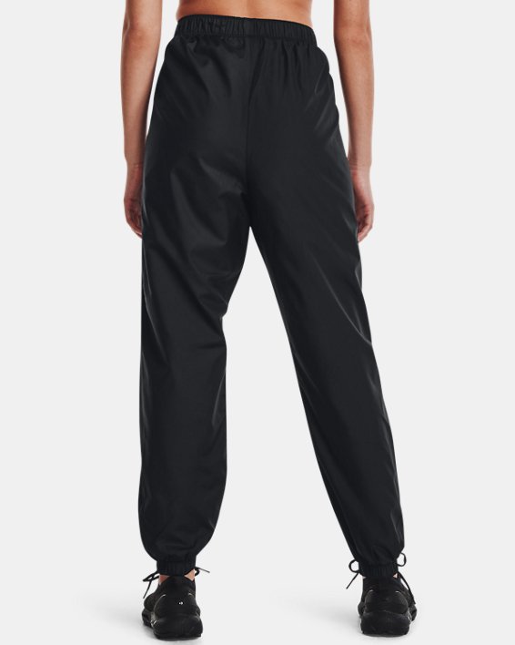 Women's UA RUSH™ Woven Pants, Black, pdpMainDesktop image number 1
